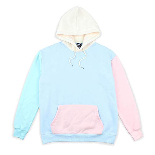 Agora Color Block Hoodie (Pastel, L) von Agora