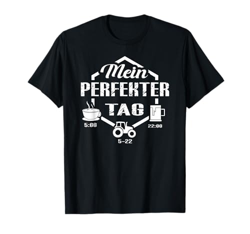Mein Perfekter Tag Traktor - Herren Landwirtschaft Landwirt T-Shirt Mein Perfekter Tag Traktor - Herren Landwirtschaft Landwirt T-Shirt von Agrarwirtschaft und Agrarmanagement Designs