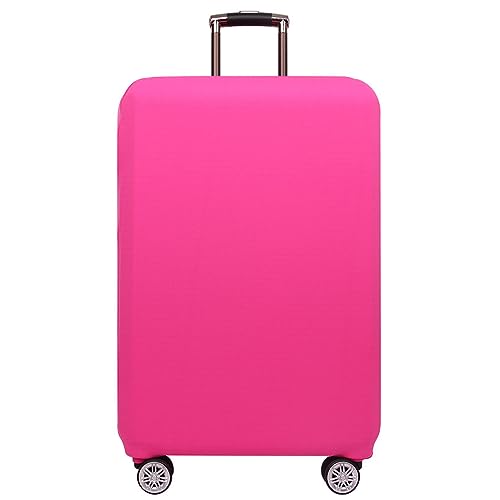 Kofferhülle Elastisch,Reisegepäckdeckel Einfarbig Kofferschutz Gepäckhüllen Geschenke für Kinder Erwachsene Reisetour Schule Geburtstagsfeier Lieferungen (rötlich-blau,XL) von Agrdeed