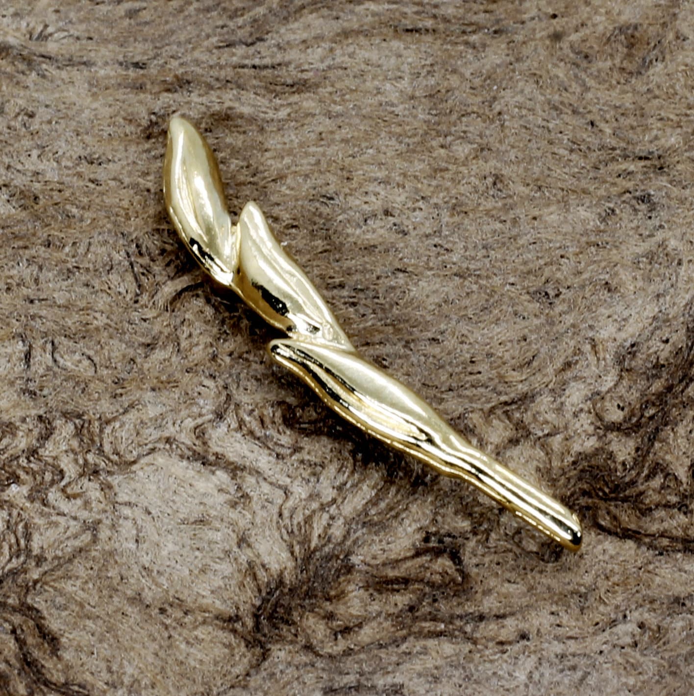 14Kt Gold Vermeil Reis Krawatte Tack - Geschenk Für Reisbauer, Alle Edelmetalle 14Kt Gold Vermeil Reis Krawatte Tack - Geschenk Für Reisbauer, Alle Edelmetalle von Agrijewelry