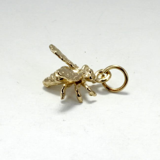 14Kt Solid Gold Honey Bee Charm Imker Geschenk 14Kt Solid Gold Honey Bee Charm Imker Geschenk von Agrijewelry