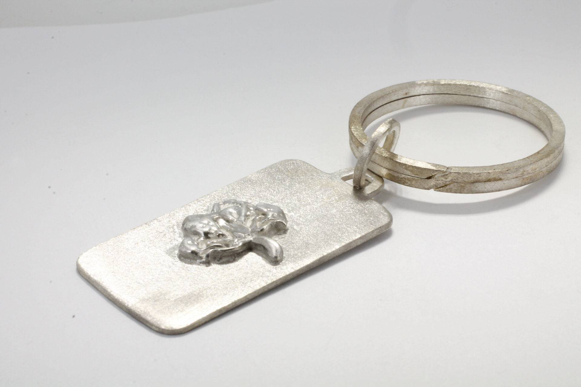 925 Sterling Silber Baumwolle Boll Schlüsselanhänger Geschenk Für Mann Oder Frau, 2. Jahrestagsgeschenk Ihn Sie, Männer 925 Sterling Silber Baumwolle Boll Schlüsselanhänger Geschenk Für Mann Oder Frau, 2. Jahrestagsgeschenk Ihn Sie, Männer von Agrijewelry