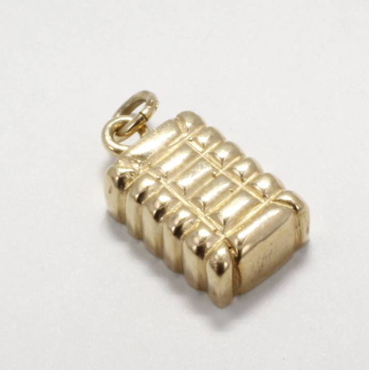 Baumwoll-Anhänger Für Bettelarmband, 14Kt Cotton Ballen Charm Einzigartiges Südliches Geschenk Mama von Agrijewelry