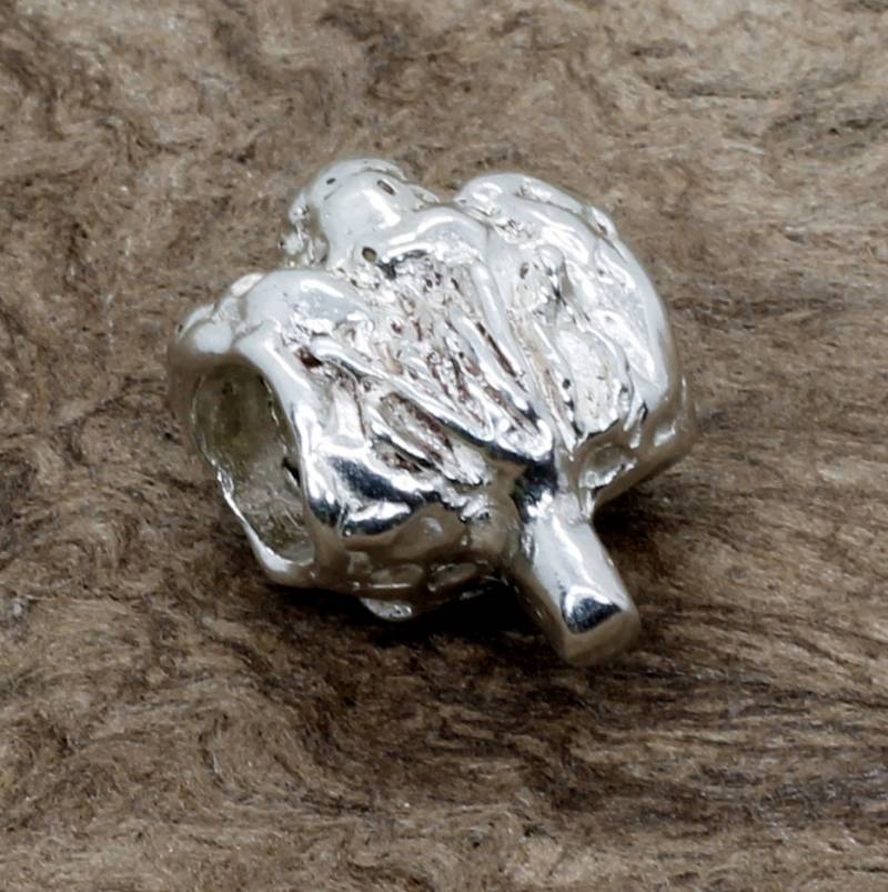 sterling Silber Cotton Boll Slide Charm Pandora Kompatibel von Agrijewelry