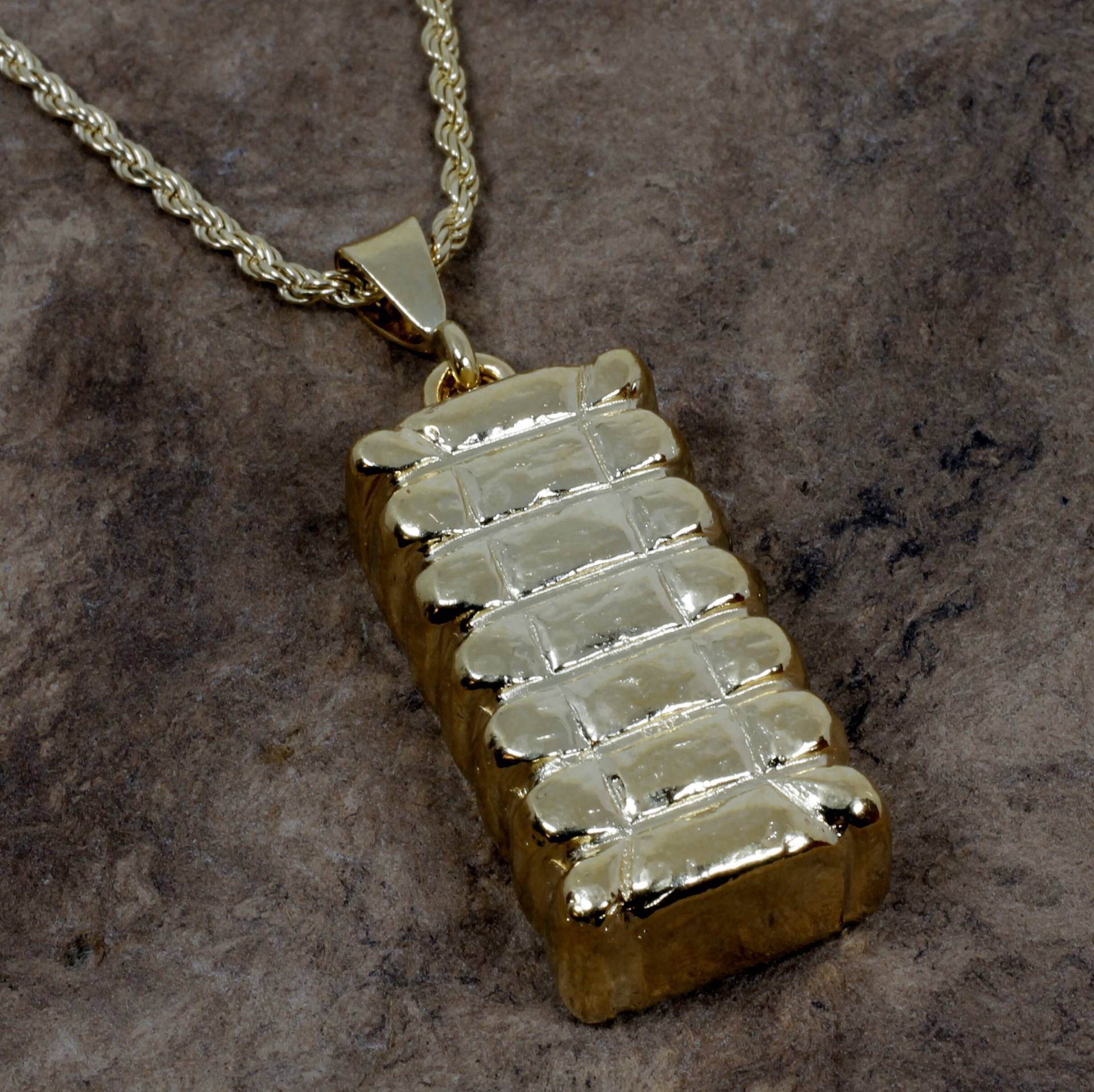 Gold Vermeil Cotton Bale Halskette Kordel Kette Alle Edelmetalle von Agrijewelry