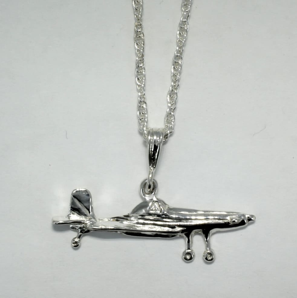 Flugzeug Anhänger, Sterling Silber Anhänger Flugzeug Anhänger, Sterling Silber Anhänger von Agrijewelry