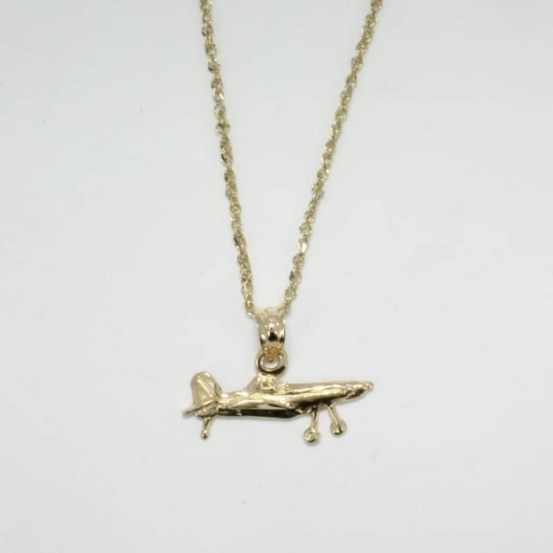 Flugzeug Schmuck, Halskette, Kleine Air Tractor Halskette Aus Massivem 14Kt Gold, Geschenk Mama Geschenk, Luftfahrt Für Sie, Fliegender Charme Flugzeug Schmuck, Halskette, Kleine Air Tractor Halskette Aus Massivem 14Kt Gold, Geschenk Mama Geschenk, Luftfahrt Für Sie, Fliegender Charme von Agrijewelry