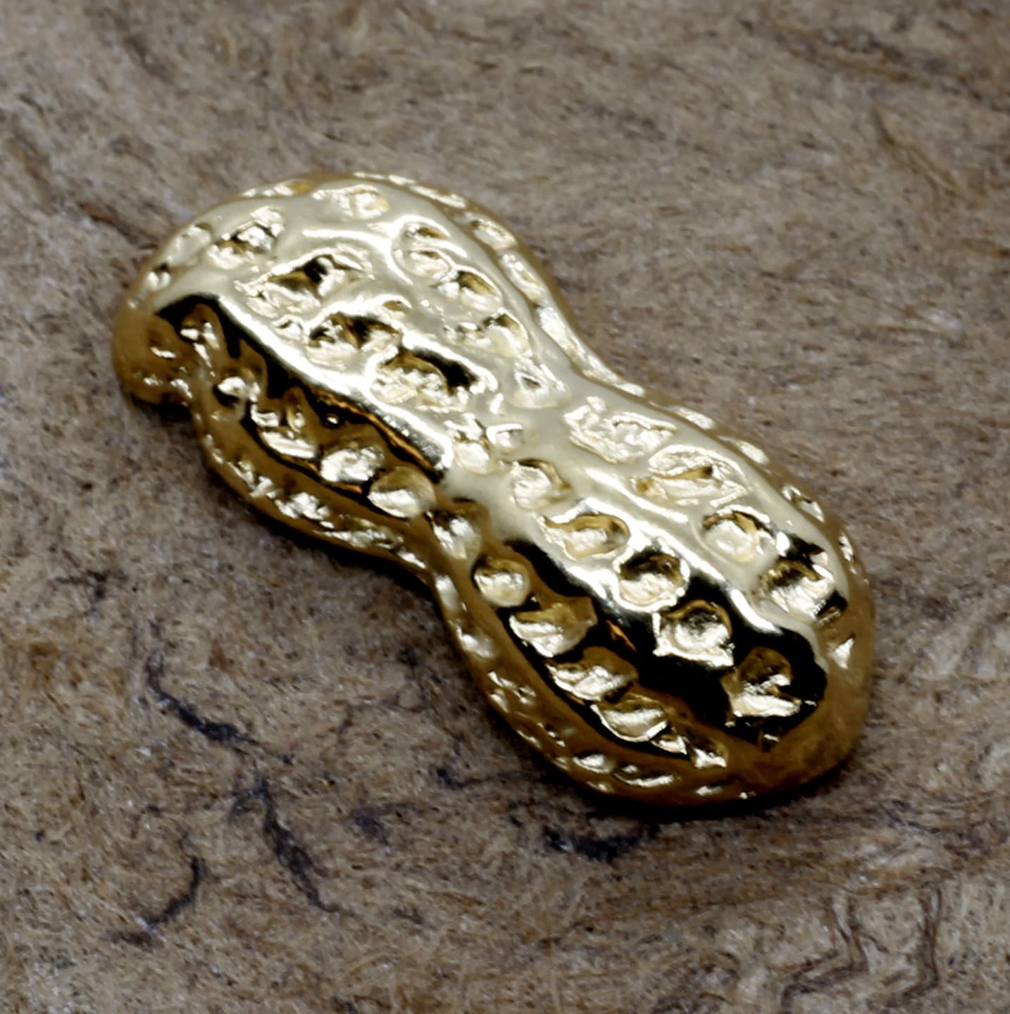 Gold Vermeil Erdnuss Krawatte Tack Sterlingsilber Anstecknadel, Süd Geschenk Alle Edelmetalle Gold Vermeil Erdnuss Krawatte Tack Sterlingsilber Anstecknadel, Süd Geschenk Alle Edelmetalle von Agrijewelry