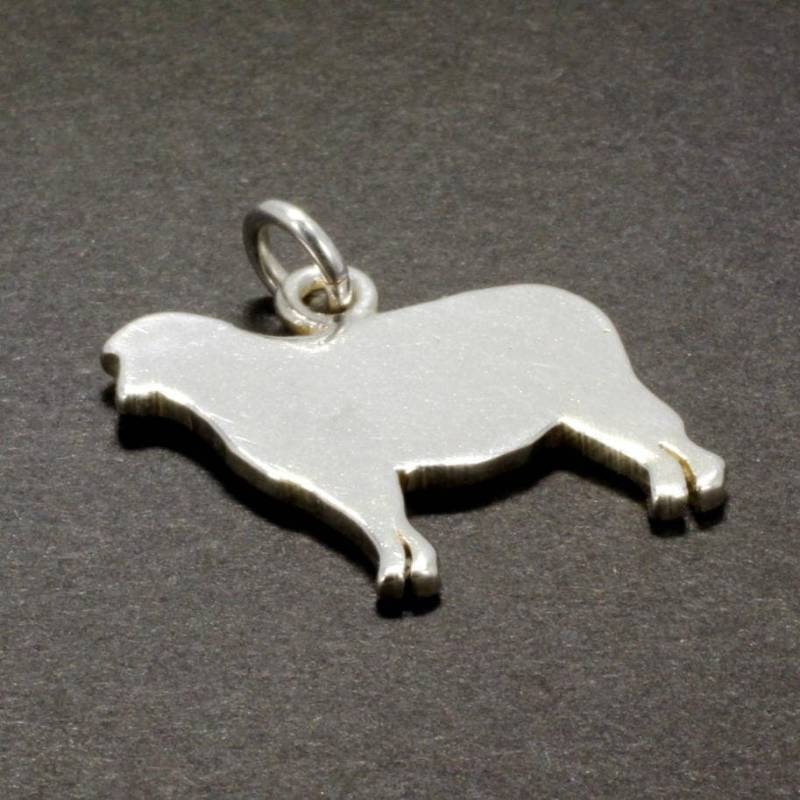 sterling Silber Lamm Anhänger Poliert Schaf Tier Anhänger von Agrijewelry