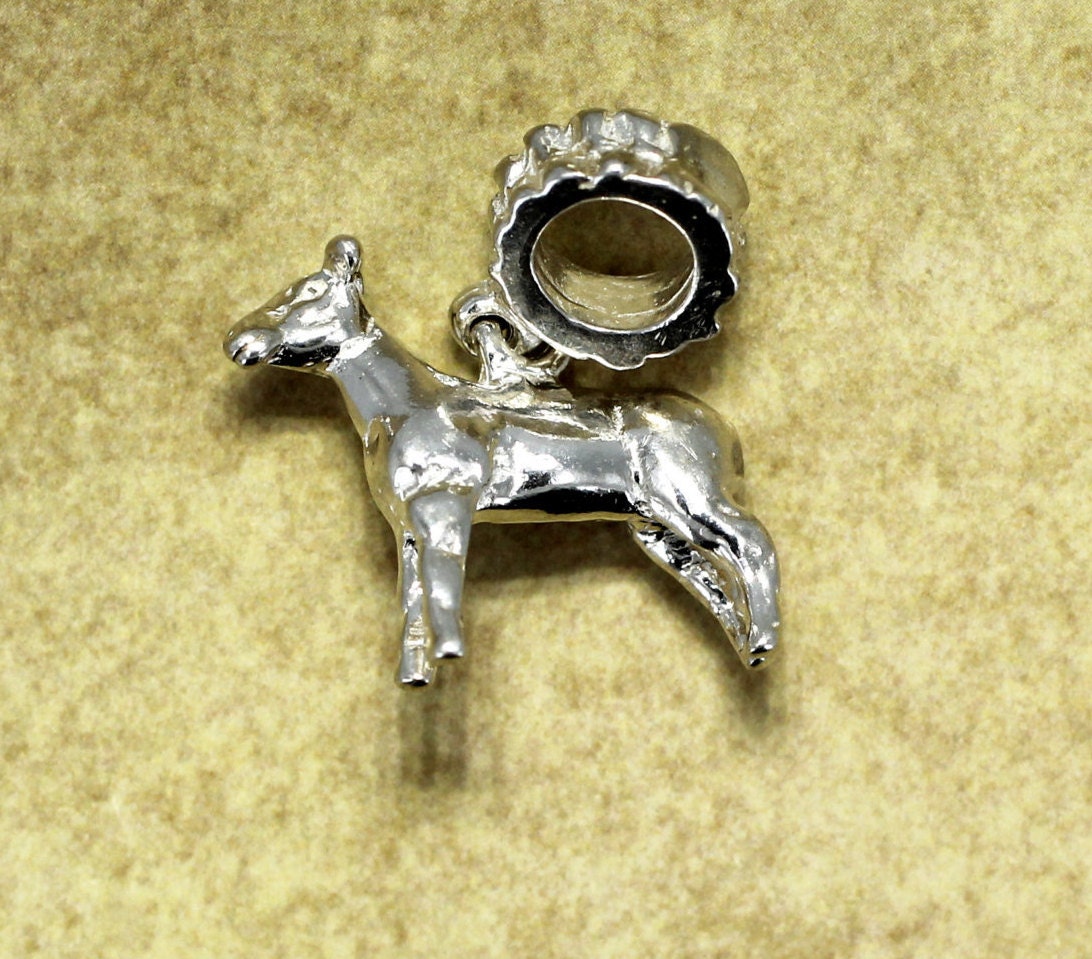 sterling Silber Champion Show Lamm Anhänger Pandora Kompatibel sterling Silber Champion Show Lamm Anhänger Pandora Kompatibel von Agrijewelry