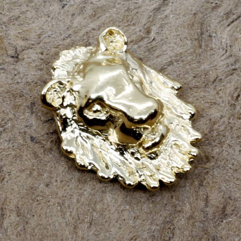 14Kt Gold Vermeil Löwenkopf Krawatte Tack - Alle Edelmetalle von Agrijewelry