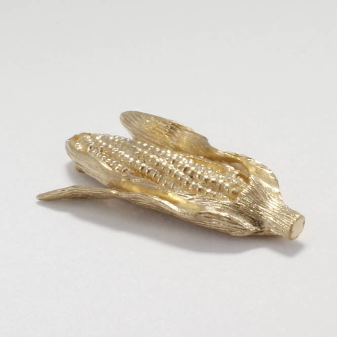 14Kt Gold Corn Krawattennadel - Hand Graviert Bauer Anbauer Geschenk 14Kt Gold Corn Krawattennadel - Hand Graviert Bauer Anbauer Geschenk von Agrijewelry