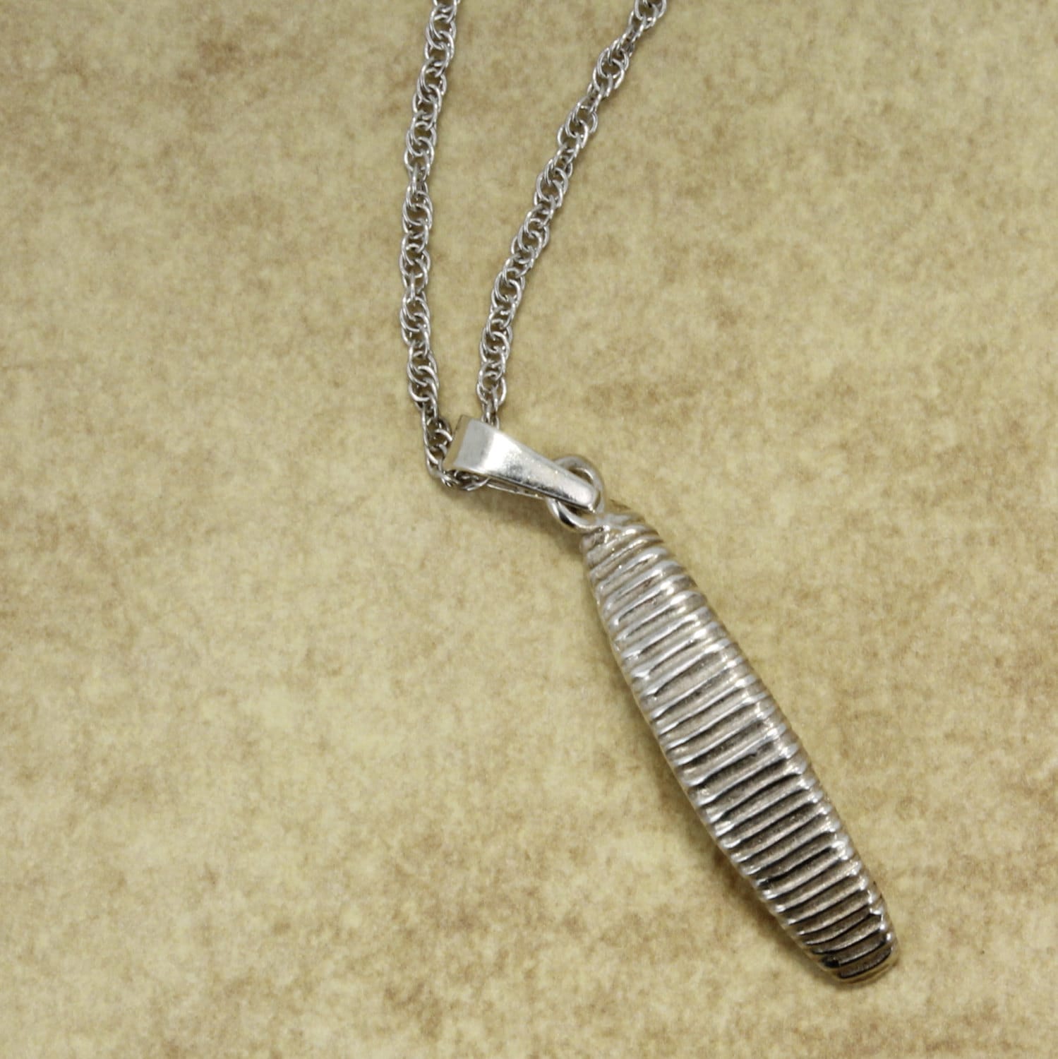 sterling Silber Gleitschirm Anhänger Halskette - 18 "Kette sterling Silber Gleitschirm Anhänger Halskette - 18 "Kette von Agrijewelry