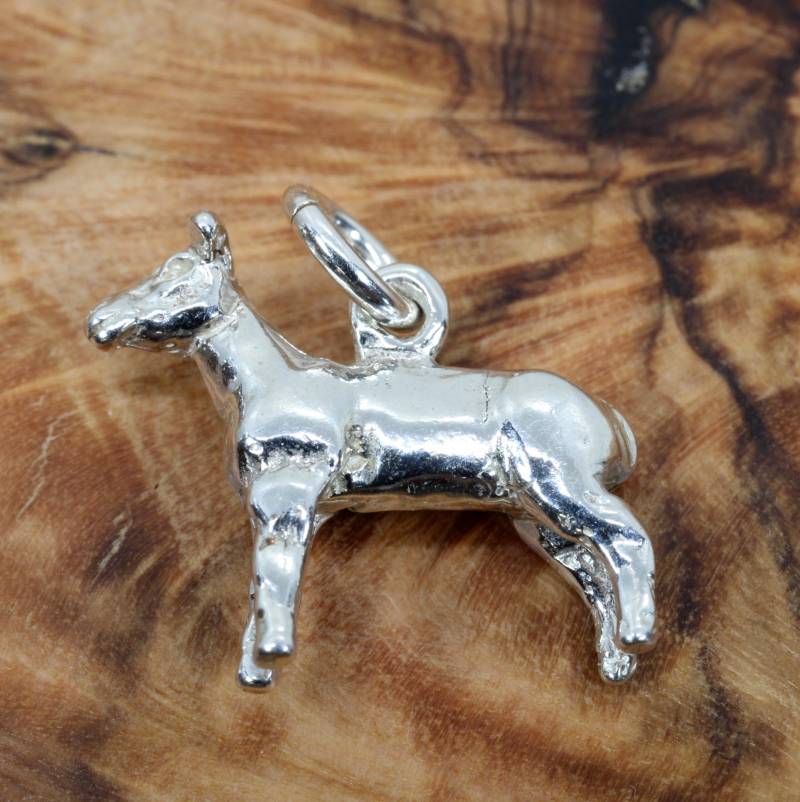 sterling Silber Show Lamm Anhänger 4-H Ffa Farmmädchen Geschenk von Agrijewelry