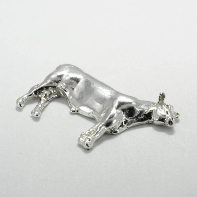 sterling Silber Champion Bull Krawatte Tack - Viehzüchter Geschenk von Agrijewelry