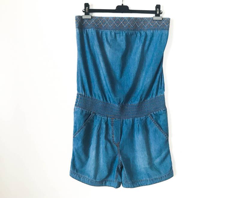 Sarafan Baumwolle Kleid Minikleid Sommerkleid Mittlerer Größe Overalls Mittel/Groß von AgritasVintage