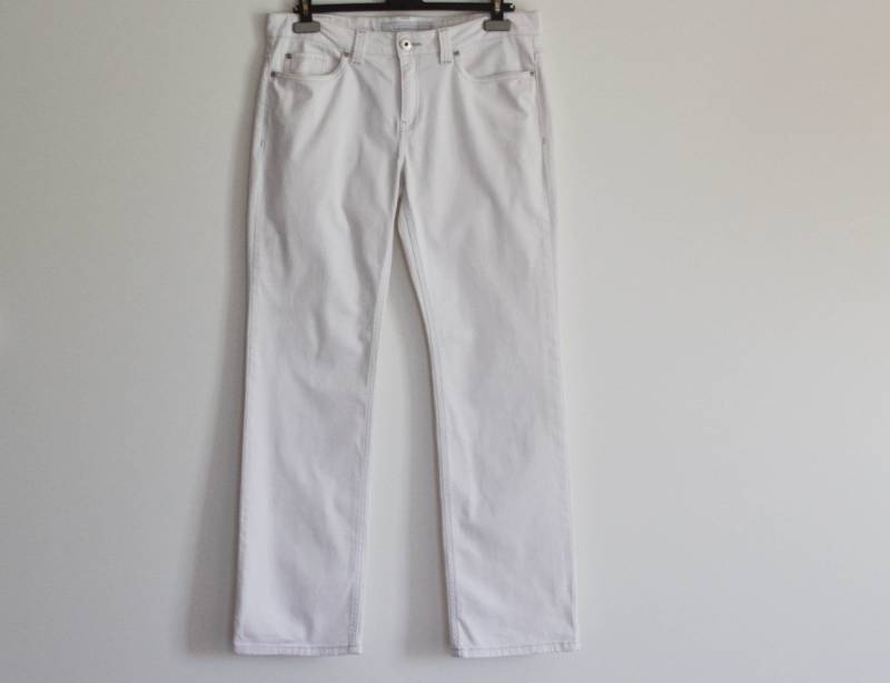 Vintage White Elastisch Denim Sommer Hose Boho Jeans Weiß Männer Hosen American Small Size von AgritasVintage