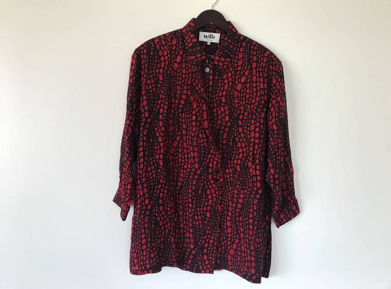 Weinlese-Frauen Design Bluse Dünne Verschwitzten Shirt Frauen Home Leichte Halb Ärmel Geschenk Für Mama Größe Medium von AgritasVintage