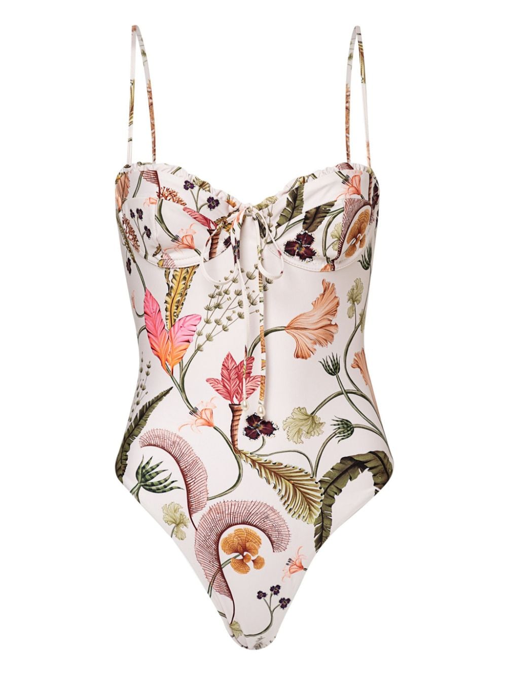 Agua By Agua Bendita Ébano Habitat Badeanzug mit blumigem Print - Nude von Agua By Agua Bendita