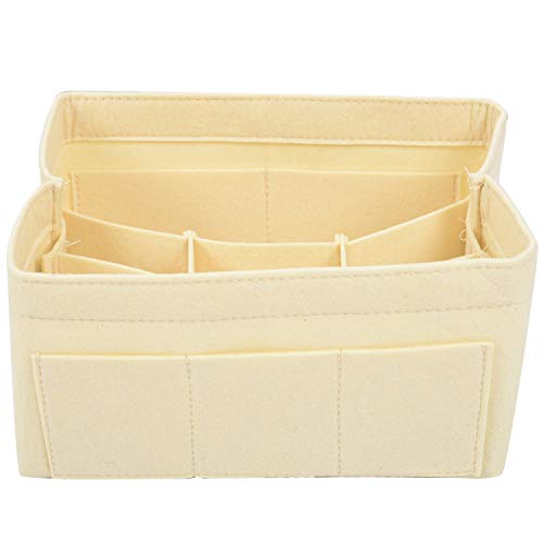 Agwuoetr Damen Mode Filz Tuch Innen Tasche Passt In Einsatz Handtasche Multi Kosmetik Lagerung und Persönliche Gegenstände Organizer von Agwuoetr