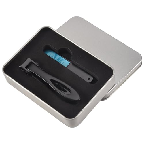 Agwuoetr Nagel Knipser Set Dicker Zehen Nagel & Finger Nagel mit Breiter Öffnung Edelstahl Nagel Feile Eingewachsene Maniküre Pediküre Kit für Männer & Frauen Schwarz von Agwuoetr