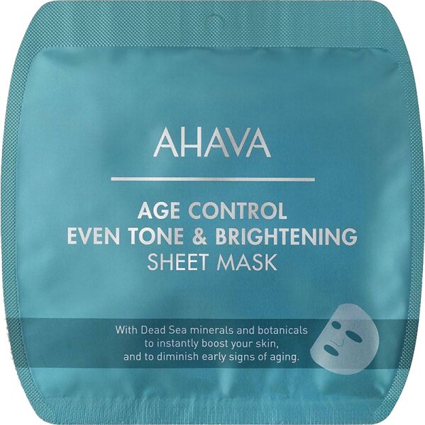 Ahava Time to Smooth Age Control Even Tone & Brightening Sheet Mask 1 Stk. Ahava Time to Smooth Age Control Even Tone & Brightening Sheet Mask 1 Stk. von Ahava