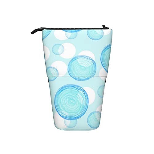 Ahdyr Bubbles Muster Teleskop Federmäppchen Stand-Up Organizer Kosmetiktasche Make-up Tasche Schreibwaren Federmäppchen von Ahdyr
