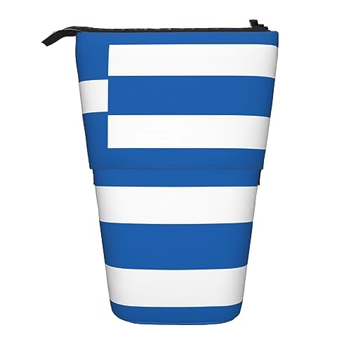 Ahdyr Ethel Ernest Stehendes Federmäppchen, niedliche Stifttasche, Teleskop-Briefpapiertasche, Make-up-Kosmetiktasche für Frauen im Büro von Ahdyr