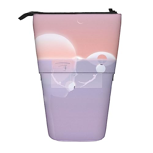 Ahdyr Federmäppchen, niedliches stehendes Federmäppchen, einziehbares Federmäppchen, for You Art Stationery Organizer-Tasche von Ahdyr