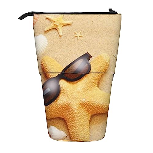 Ahdyr Federmäppchen, niedliches stehendes Federmäppchen, einziehbares Federmäppchen, lustige -Briefpapier-Organizer-Tasche von Ahdyr