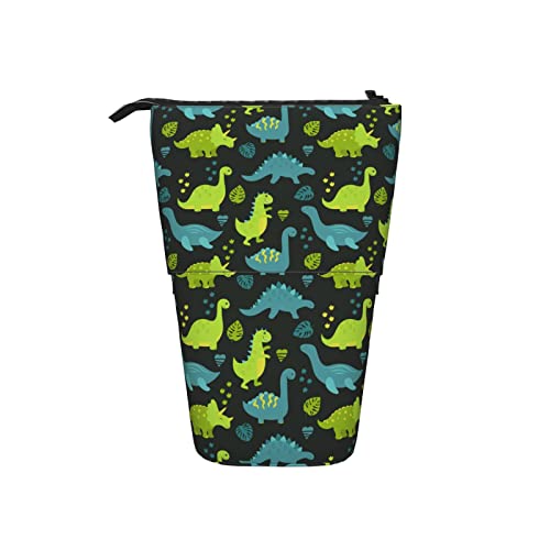 Ahdyr Federmäppchen Dinosaurier Palmblatt Stift Teleskophalter Schreibwaren Aufbewahrungsständer Tasche Schulbedarf Für Studenten Künstler Büro Krankenschwester von Ahdyr