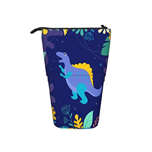 Ahdyr Federmäppchen Kindischer Dinosaurier Dino Palmblatt Stift Teleskophalter Schreibwaren Aufbewahrungsständer Beutel Schulbedarf Für Studenten Künstler Büro Krankenschwester von Ahdyr