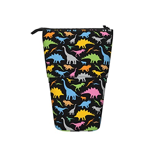 Ahdyr Federmäppchen Kindischer Dinosaurier Dino Stift Teleskophalter Schreibwaren Aufbewahrungsständer Tasche Schulbedarf Für Studenten Künstler Büro Krankenschwester von Ahdyr