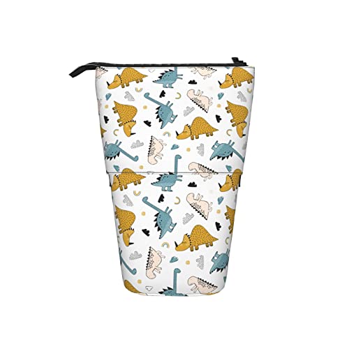Ahdyr Federmäppchen Kindischer Dinosaurier Dino Wald Niedlicher Stift Teleskophalter Schreibwaren Aufbewahrungsständer Tasche Schulbedarf Für Studenten Künstler Büro Krankenschwester von Ahdyr