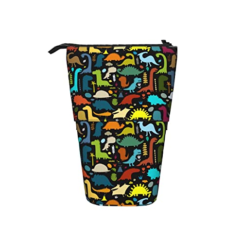 Ahdyr Federmäppchen Kindischer Dinosaurier Stift Teleskophalter Schreibwaren Aufbewahrungsständer Tasche Schulbedarf Für Studenten Künstler Büro Krankenschwester von Ahdyr