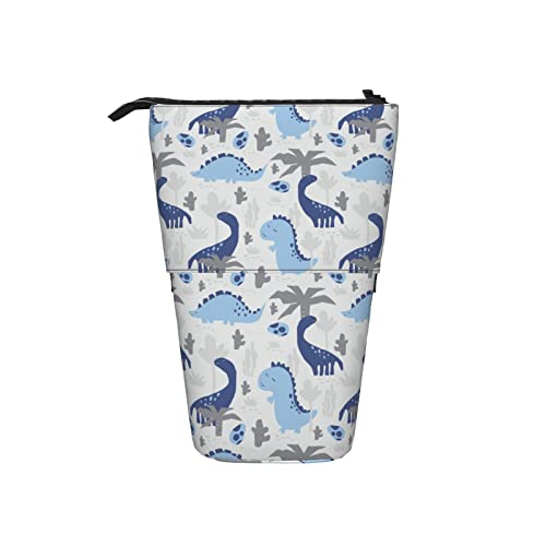 Ahdyr Federmäppchen Kindischer Dinosaurier Tropischer Blauer Stift Teleskophalter Schreibwaren Aufbewahrungsständer Beutel Schulbedarf Für Studenten Künstler Büro Krankenschwester von Ahdyr