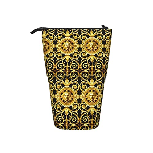 Ahdyr Filigranes Barock Rokoko Teleskop Mäppchen Stand-Organizer Kosmetiktasche Schminktasche Schreibwaren Stiftetui von Ahdyr