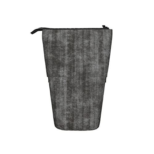 Ahdyr Grunge schwarz Teleskop Federmäppchen Stand-Up Organizer Kosmetiktasche Make-up Tasche Schreibwaren Federmäppchen von Ahdyr