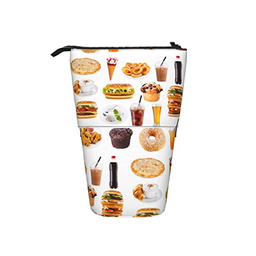 Ahdyr Küche Kochen Stehend Teleskop Leinwand Federmäppchen mit Reißverschluss Schreibwaren Federmäppchen für Mädchen Frauen Jungen von Ahdyr