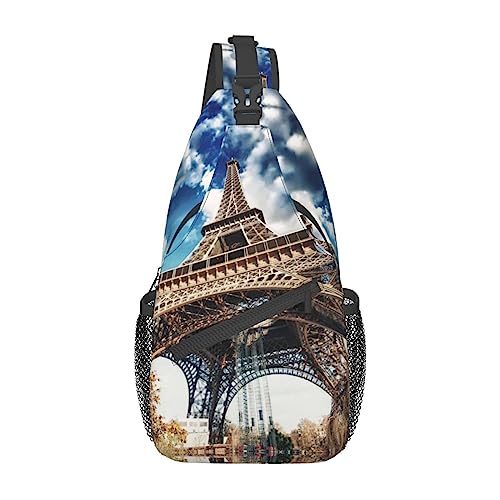 Ahdyr Paris Skyline Sling Rucksack, leichte Umhängetasche für Damen und Herren, lässiger Tagesrucksack für den Außenbereich Ahdyr Paris Skyline Sling Rucksack, leichte Umhängetasche für Damen und Herren, lässiger Tagesrucksack für den Außenbereich von Ahdyr