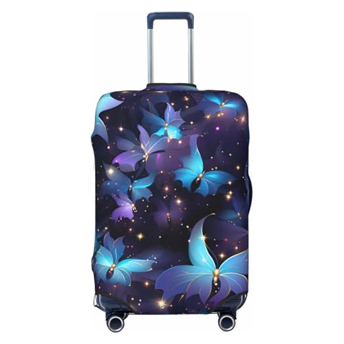 Ahdyr Reisegepäckabdeckung, Kofferschutztasche, Blaue Schmetterlinge, Staubdicht, Passend für 18-32 Zoll Gepäck, Gepäckabdeckungen für Kinder und Erwachsene,Medium Ahdyr Reisegepäckabdeckung, Kofferschutztasche, Blaue Schmetterlinge, Staubdicht, Passend für 18-32 Zoll Gepäck, Gepäckabdeckungen für Kinder und Erwachsene,Medium von Ahdyr