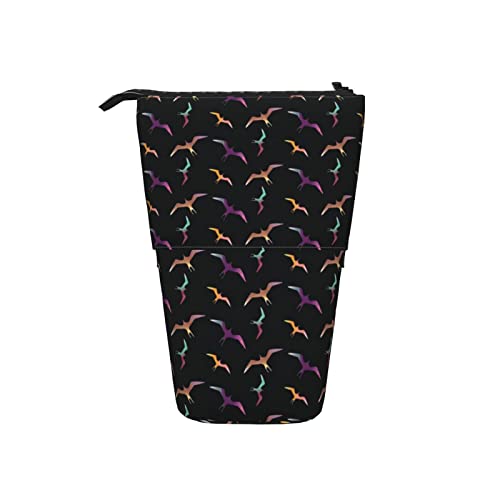 Ahdyr Schwebendes kleines schwarzes Teleskop-Federmäppchen, Stand-Up-Organizer, Kosmetiktasche, Make-up-Tasche, Schreibwaren, Federmäppchen Ahdyr Schwebendes kleines schwarzes Teleskop-Federmäppchen, Stand-Up-Organizer, Kosmetiktasche, Make-up-Tasche, Schreibwaren, Federmäppchen von Ahdyr