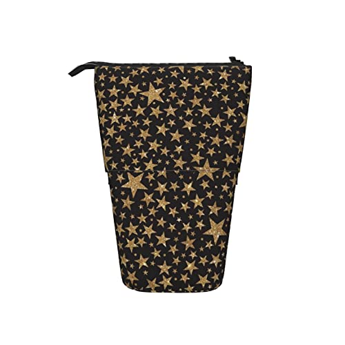 Ahdyr Starry Sky Night Teleskop-Federmäppchen, Stand-Up-Organizer, Kosmetiktasche, Make-up-Tasche, Schreibwaren, Federmäppchen von Ahdyr