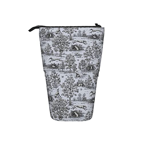 Ahdyr Windhund-Teleskop-Federmäppchen, Stand-Up-Organizer, Kosmetiktasche, Make-up-Tasche, Schreibwaren, Federmäppchen von Ahdyr