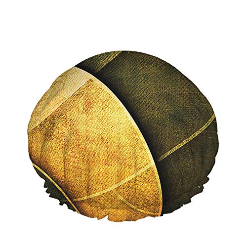 Lines Duschhaube Vintage Gold Art Halbkreise Swirl Stripes Große Badekappen für Frauen Männer Mädchen Langes Haar Wasserdichte wiederverwendbare Hüte von Ahdyr