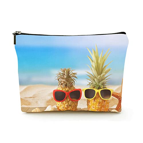 Premium-Make-up-Tasche für Damen, Leinen, Reise-Kosmetiktaschen, Kiefer und, langlebiges Kosmetiketui Premium-Make-up-Tasche für Damen, Leinen, Reise-Kosmetiktaschen, Kiefer und, langlebiges Kosmetiketui von Ahdyr