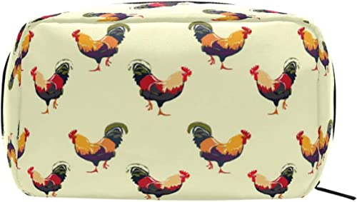 Rooster Cock Farm Make-up-Tasche Tragbare Organizer-Kosmetiktasche für Reisen, Make-up-Tasche, Geschenke, Kulturbeutel für den täglichen Gebrauch für Mädchen und Frauen Rooster Cock Farm Make-up-Tasche Tragbare Organizer-Kosmetiktasche für Reisen, Make-up-Tasche, Geschenke, Kulturbeutel für den täglichen Gebrauch für Mädchen und Frauen von Ahdyr
