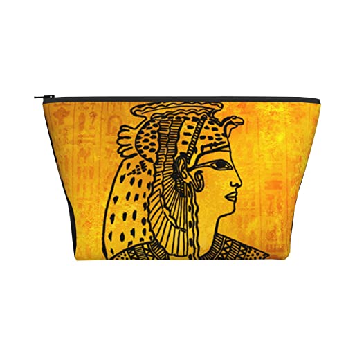 Tragbare Kosmetiktasche Ägyptische Asbstract Ägypten Pyramiden Make-up Tasche Reise Kulturbeutel Für Mädchen Frauen von Ahdyr