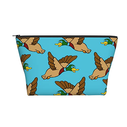 Tragbare Kosmetiktasche Flying Mallard Ducks Make-up-Tasche Reise-Kulturtasche für Mädchen und Frauen von Ahdyr