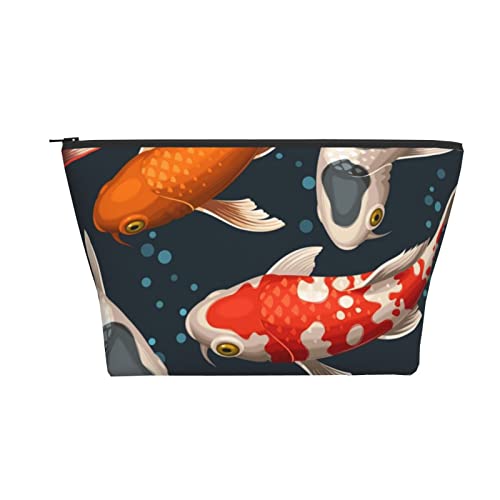 Tragbare Kosmetiktasche Koi Carps Lucky Japan Make-up-Tasche Reise-Kulturtasche für Mädchen und Frauen von Ahdyr